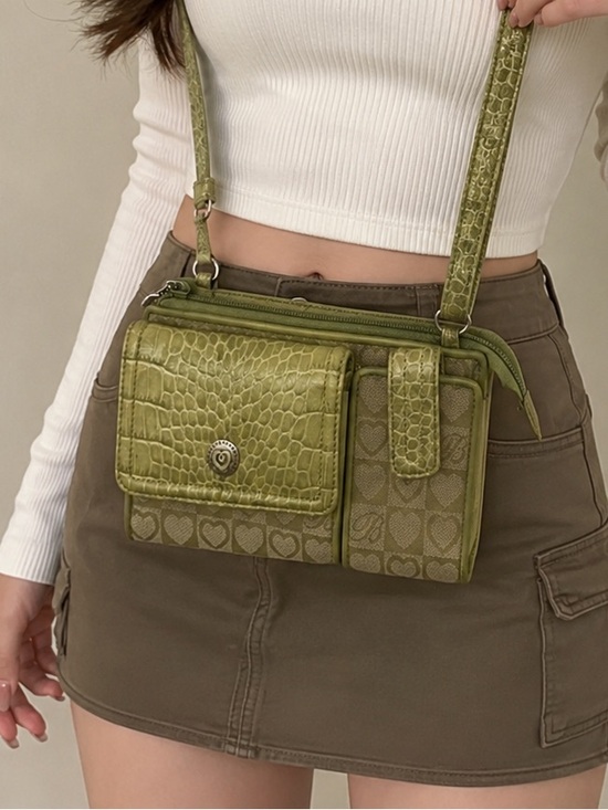 Brighton Handbags - Brighton Vintage Crossbody Croc Embossed